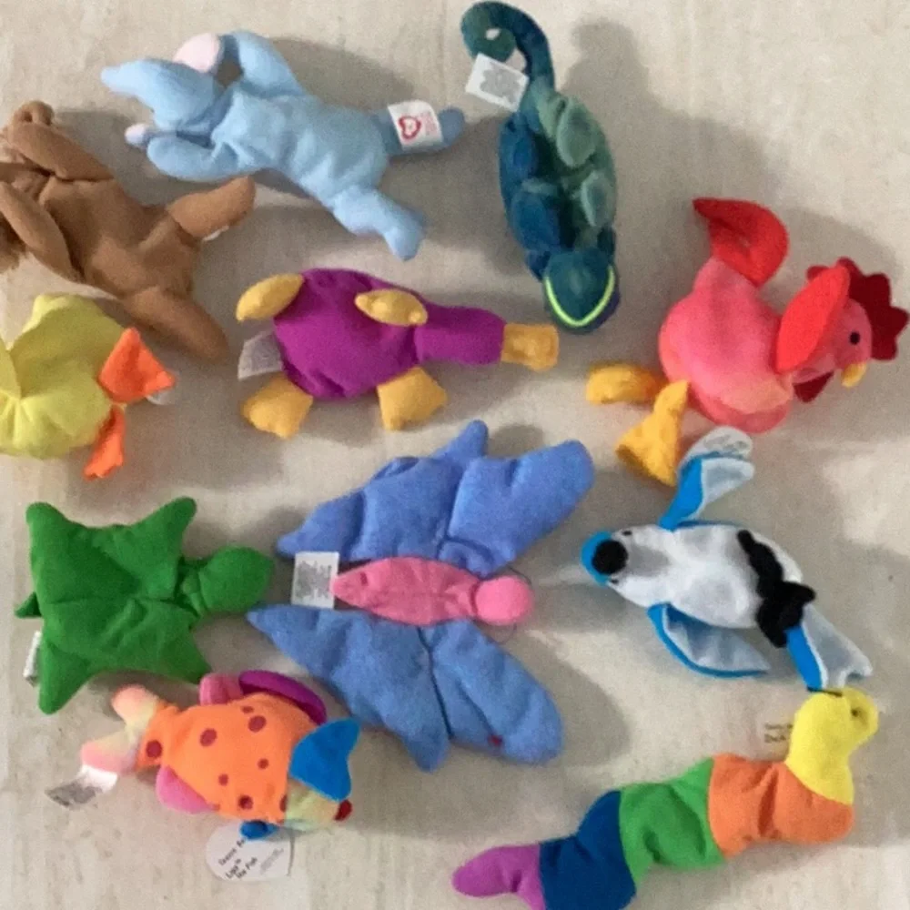 Ty Teenie Beanie Babies 1993 Vintage 90s Toys Animals Lot Of 11 McDonald’s Toy